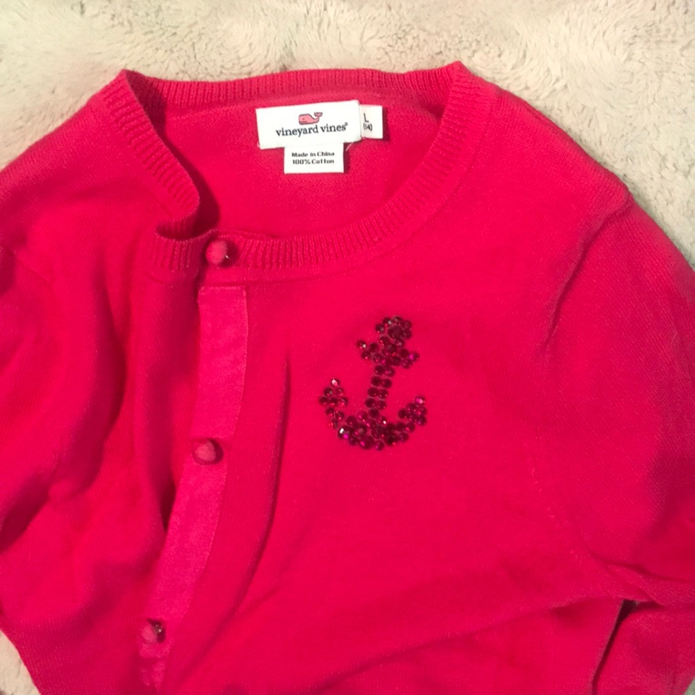 Vineyard Vines Pink Cardigan